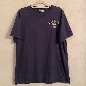 Lacoste Men’s T- Shirt Short Sleeve Made In France Size 7